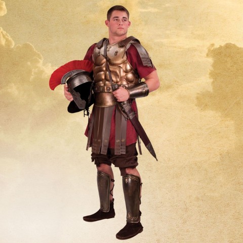 TÚNICA LEGIONARIO ROMANO ROJA